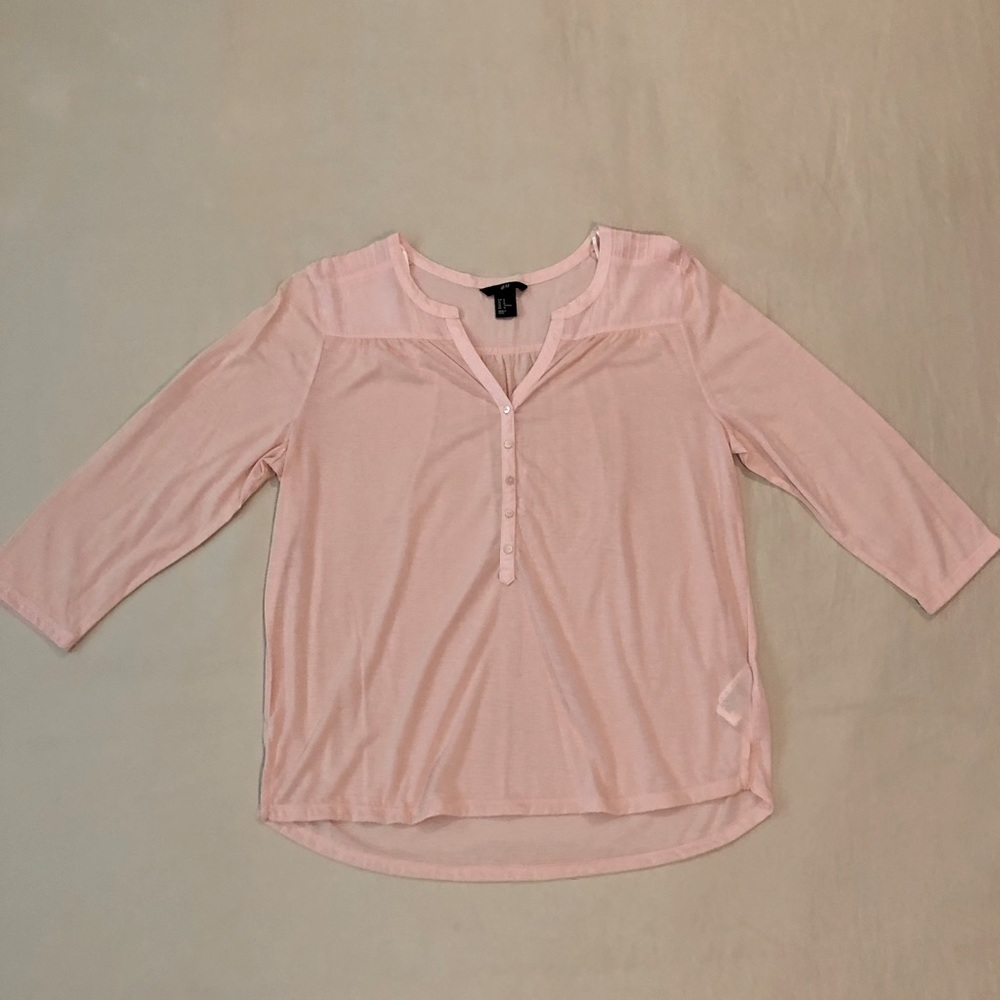 H&M 3/4 Length Sleeve Top